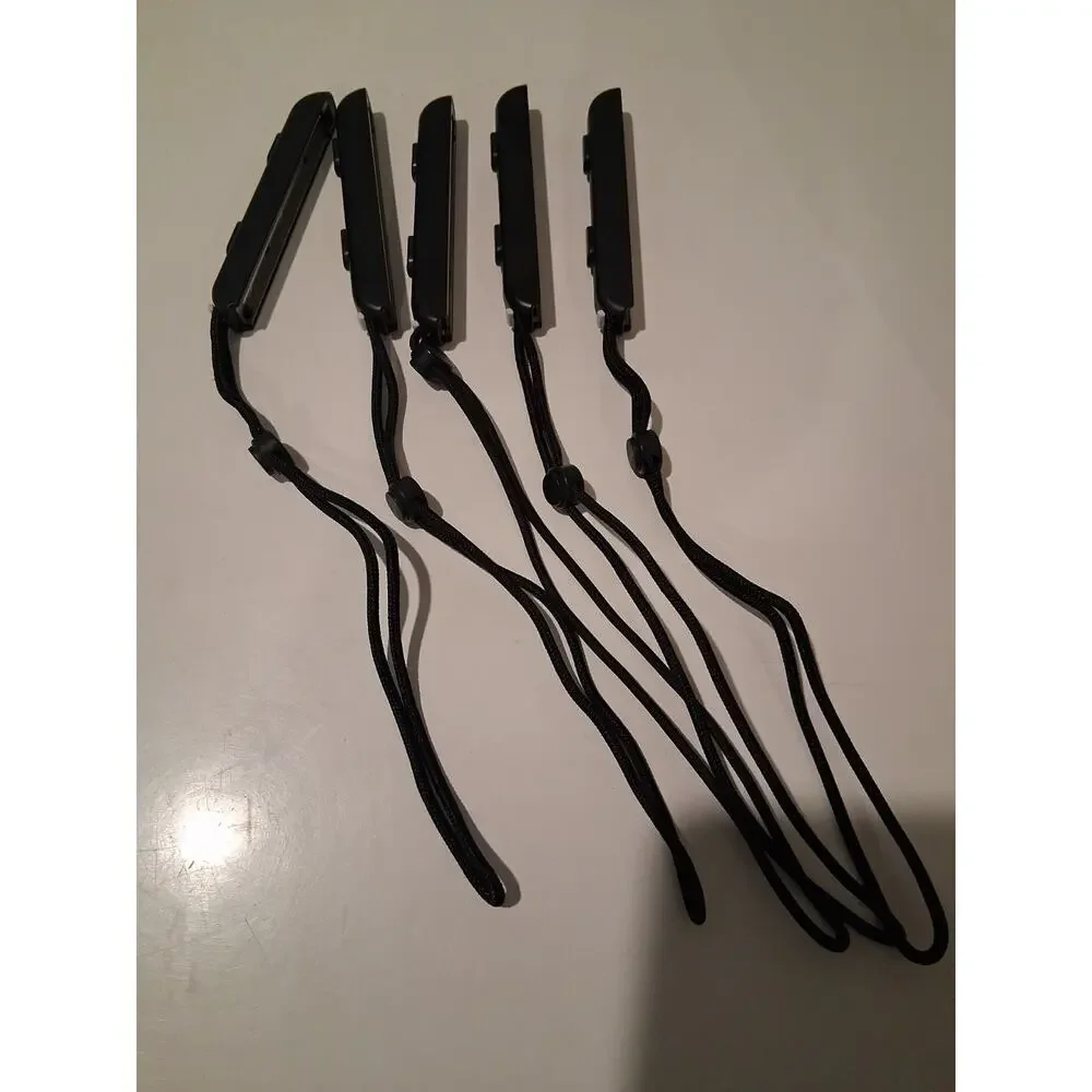 Lot of 5 Official Nintendo Switch Joy-Con Wrist Straps Black OEM Genuine HAC-014